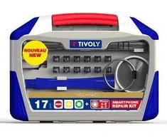 Grąžtas Išmaniųjų telefonų ir planšetinių kompiuterių taisymo įrankių rinkinys 17 vnt. TIVOLY
