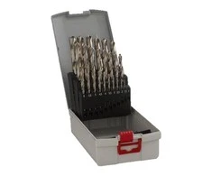 Grąžtas Tivoly Metalo grąžtų rinkinys 1-13 mm, HSS, 118°, "Split point", šlifuoti, 25vnt./kpl., T-Line