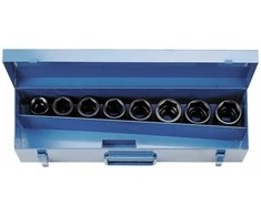 Šešiakampių smūginių lizdų rinkinys 8vnt 24-38mm 3/4" Irimo