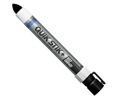 Industrinis kietų dažų žymeklis tepaluotiems paviršiams Markal QUIK STIK+ OILY SURFACE, Juodas