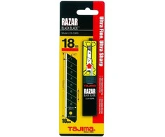 Tajima RAZAR Juodas atsarginės geležtės 18mm, 50vnt