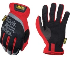 Mechanix Wear Pirštinės Mechanix FastFit® S dydis. Raudonos. Rauktas rankogalis, dirbtinė oda, TrekDry®