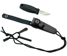 Morakniv Eldris su ugnies įkūrimo rinkiniu (S) juodas