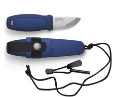 Morakniv® Eldris peilis ant kaklo, mėlynas, "Fire Starter" rinkinys
