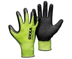 Nailoninės pirštinės su latekso delnu OXXA X-Grip-Lite 51-025, dydis 9/L