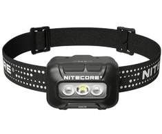 Nitecore HA13 RGB headlamp – 350lumens, baltas and RGB, 3xAAA or 14500 Li-ion, 43g, IP66