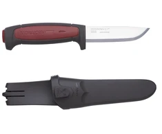 Peilis MORAKNIV® PRO C, anglinio plieno geležtė 91x2mm raudonas