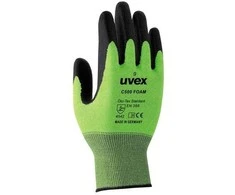 Pirštinės Uvex C500 putos, 5 lygio neperpjaunamos, Dyneema®, bambukas, 9 dydis