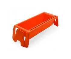 Plastikinė vonelė su cinkuoto plieno ašmeniu mišinio pertekliui pašalinti 25 cm Edma
