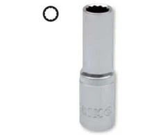 Unite Prailginta dvylikakampė galvutė 22mm 1/2" Irimo blisteryje