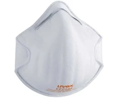 Respiratorius Uvex Silv-Air Classic 2200 FFP2, puodelio tipo be vožtuvo, baltas, 3 vnt mažmeninėje pakuotėje