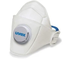 Respiratorius Uvex silv-Air Premium 5110 FFP1, sulankstomas, su vožtuvu, 3 vnt, mažmeninė pakuotė