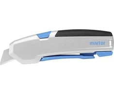 Saugus peilis Martor SECUPRO 625 su trapecine geležte suapvalintu galiuku geležtės (kodas 60099)