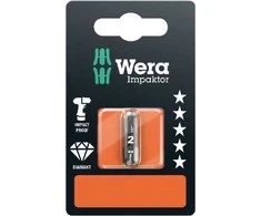 Antgalis Wera Impactor 855/1 IMP DC , 1 x PZ2 x 25 mm, blisteryje