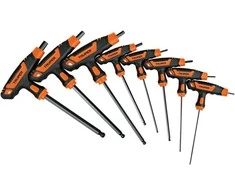 Šešiakampių raktų rinkinys su T formos rankena 2-10 mm Truper®