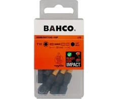 Smūginiai antgaliai Bahco 66IM T10 50mm , 10vnt blisteris