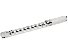 Snap On 3/8" kvadrato reguliuojamas „click“ tipo dinamometrinis raktas su lanksčia galvute (5–75 ft-lb) QD2R75A