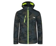 North Ways Softshell striukė Nine Worths Borel 1511 Kamufliažinė/Neoninė, dydis M