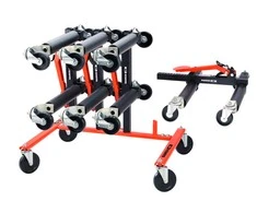 Storage rack for Bahco car dollies