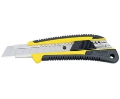 Tajima sustiprintas gumuotas peilis laužomomis 18mm geležtėmis, automatinis užraktas