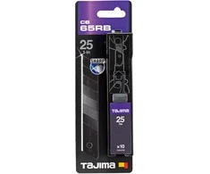 Tajima DORA Razar Juodas atsarginės geležtės 25 mm, 10 vnt.