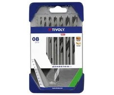 Grąžtas Tivoly Medžio grąžtų rinkinys (minkštai medienai ir kietmedžiui) Clipster PRO 8vnt Ø2-10mm
