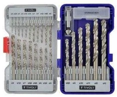 Grąžtas Tivoly Metalo grąžtų rinkinys HSS 26vnt Ø1-13mm, gilintuvas 16.5 mm
