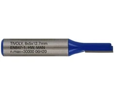 Tivoly Straight slot cutter, 5x8 mm, 8mm shank
