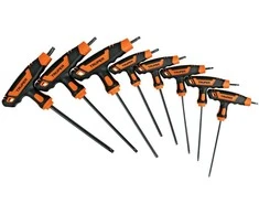 TORX raktų rinkinys su T formos rankena T9-T40, 8 vnt Truper®