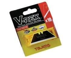 Tajima V-Rex trapecinės geležtės, 10vnt, dispenceryje