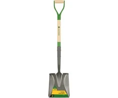 Truper John Deere kvadratinis semtuvas su mediniu kotu 113 cm ir plienine D formos rankena
