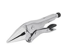 Replės fiksuojamos ilgu snapu tiesiomis žiaunomis 100mm Truper®