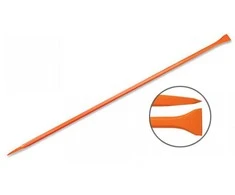 San Angelo tiesus laužtuvas 6kg, 25x1500mm. Vienas galas smailus, kitas 72mm pločio plokščias. Šešiakampis strypas, grūdintas plienas Truper®
