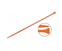 San Angelo tiesus laužtuvas 6kg, 25x1500mm. Vienas galas smailus, kitas 72mm pločio plokščias. Šešiakampis strypas, grūdintas plienas Truper®