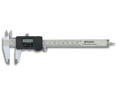 Skaitmeninis slankmatis. Tikslumas 0,01mm. Minimalus matuojamas storis 0,01mm, didžiausias matuojamas storis 150mm Truper®