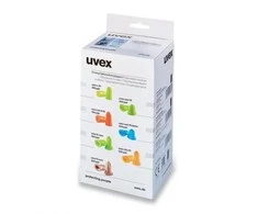 Ausų kamštukai Uvex com4-fit, oranžiniai, SNR: 33, dydis S, pakeitimui Uvex dispenseriui, 300 porų.