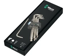 Šešiakampių L-Formos raktų rinkinys Wera Wera HEX INOX 1,5-10mm, 9vnt