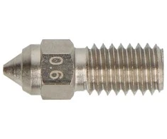0.6 mm antgalis Elegoo Neptune 4/4 Pro 3D spausdintuvams - 1.75 mm filamentas - grūdintas plienas