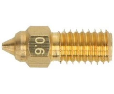 0.6 mm antgalis Elegoo Neptune 4/4 Pro 3D spausdintuvams - 1.75 mm filamentas - žalvaris