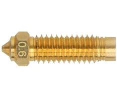 0.6 mm antgalis Elegoo Neptune 4 Plus/4 Max 3D spausdintuvams - 1.75 mm filamentas - žalvaris