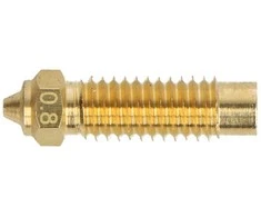 0.8 mm antgalis Elegoo Neptune 4 Plus/4 Max 3D spausdintuvams - 1.75 mm filamentas - žalvaris