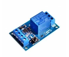 Oem 1 Kanalo 12V relė modulis su momentiniu nefiksuotu mygtuko valdymu