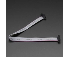 Oem 10 kontaktų 2x5 lizdas-lizdas 1.27mm IDC (SWD) laidas - 150mm ilgio