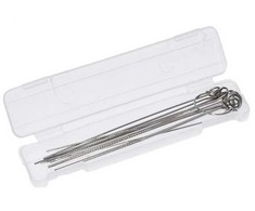 Oem 10 plieninių adatų rinkinys – nuo 0.7 mm iki 1.3 mm – skirtas elektroniniams komponentams išlituoti