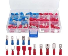 Oem 100 vnt, rinkinys - Cilindrinė moteriška kištukinė jungtis 1.5 mm2 - izoliuota