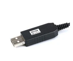 Oem 12V maitinimo šaltinis USB kištukas 5V - DC 5.5/2.5mm 12V