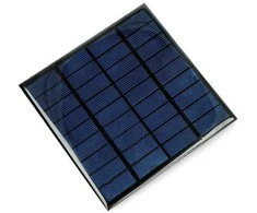 Oem 1.2W / 9V saulės panelė 115x115x3mm
