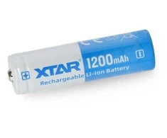 Xtar 1200mAh 3,6V 14500 AA akumuliatorius su PCB