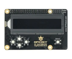 16x2 RGB LCD ekranas I2C klaviatūra, skirta Raspberry Pi 3B+/4B, DFRobot DFR0514