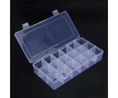 Oem 18 skyrių 230x118x42mm organizatorius - dėžutė smulkiems daiktams